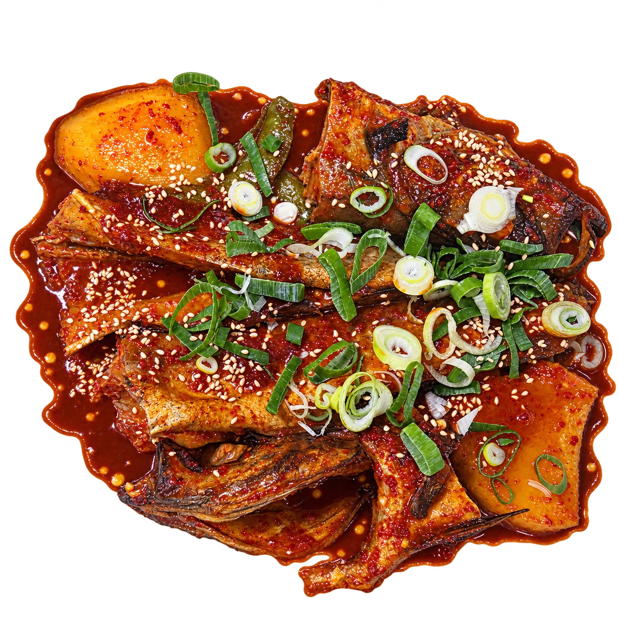 코다리찜 · 매장 사진의 배경을 제거한 메뉴 이미지